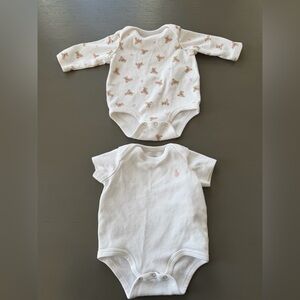 Ralph Lauren Newborn Polo Bear Cotton Bodysuits